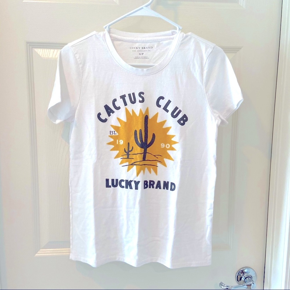 Lucky Brand Cactus Graphic Tee